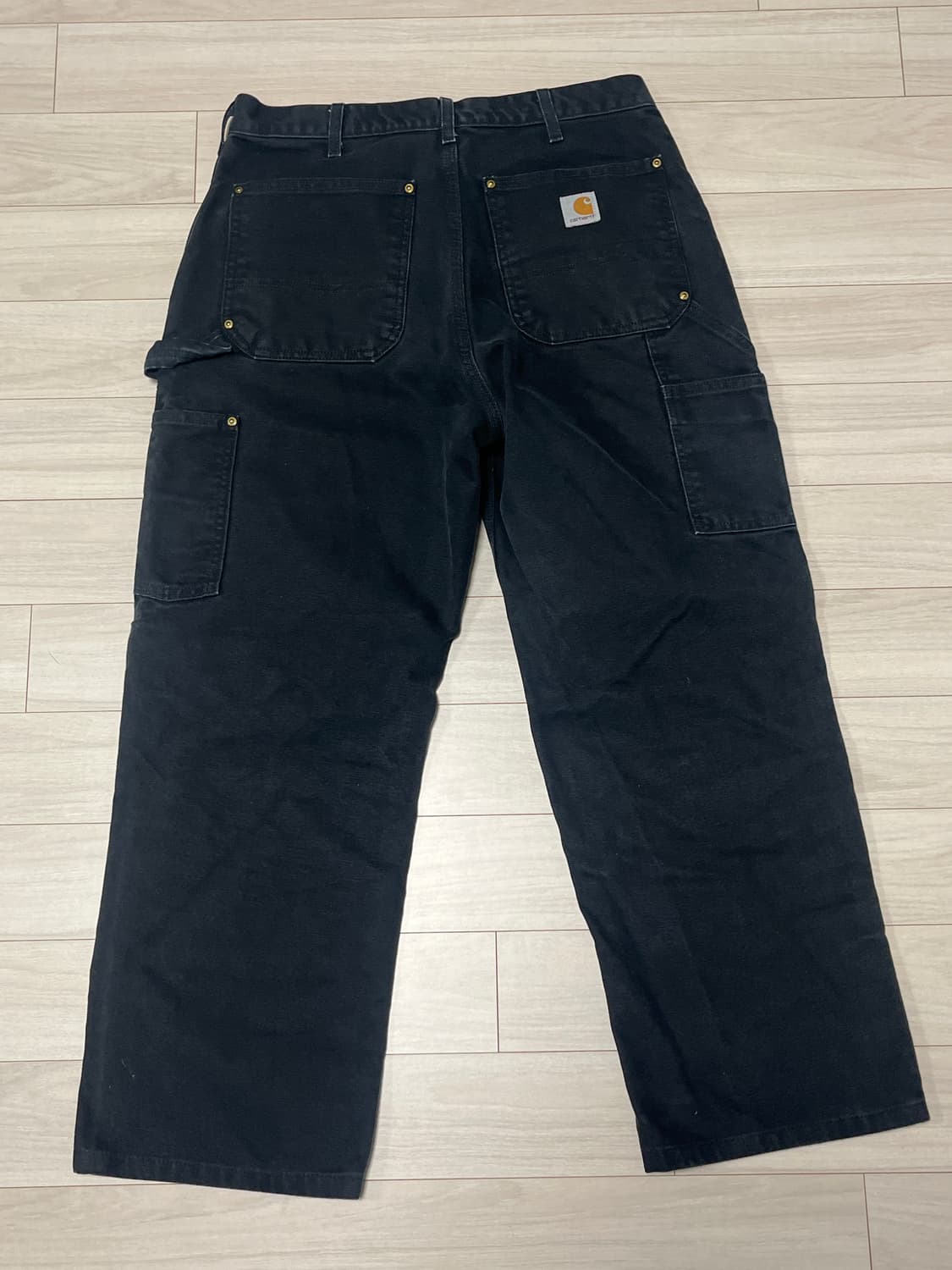 빈티지 칼하트 더블니 블랙 USA 33x30 상품이미지4