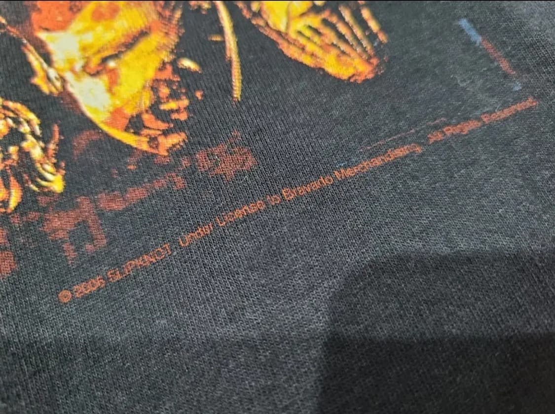 2006 슬립낫 밴드 티셔츠 블랙 상품이미지3