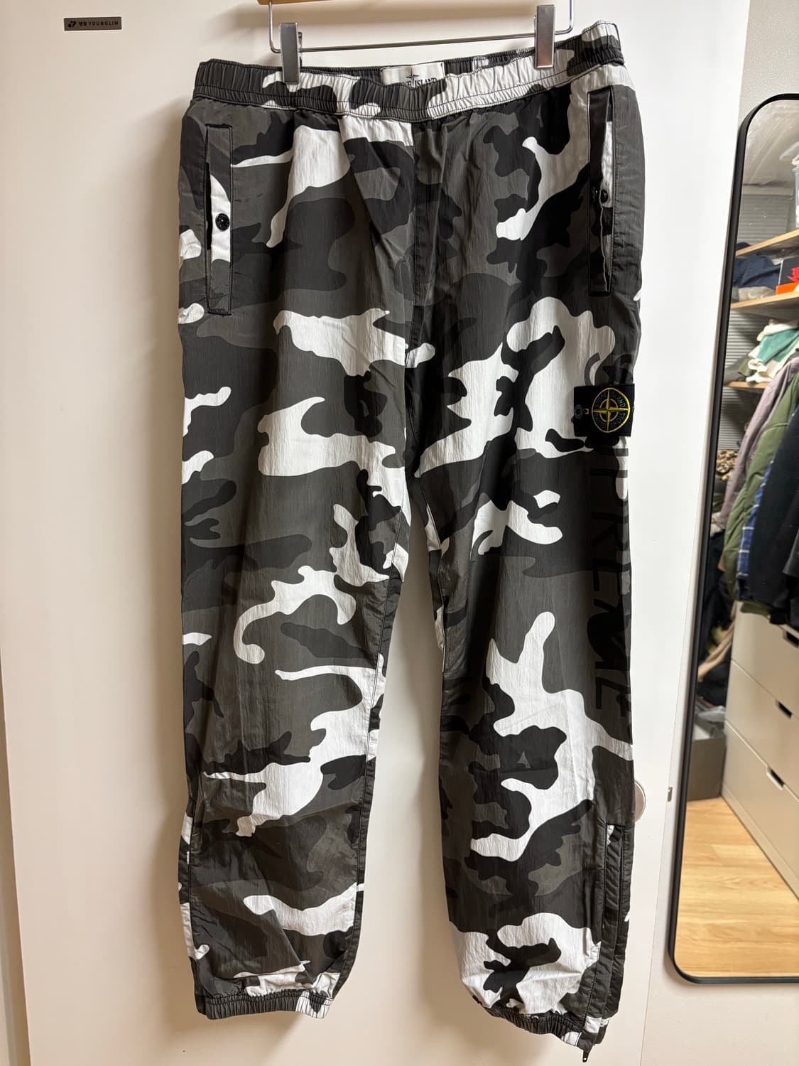 [S] 슈프림 X 스톤아일랜드 나일론메탈 트랙팬츠 카모 상품이미지4