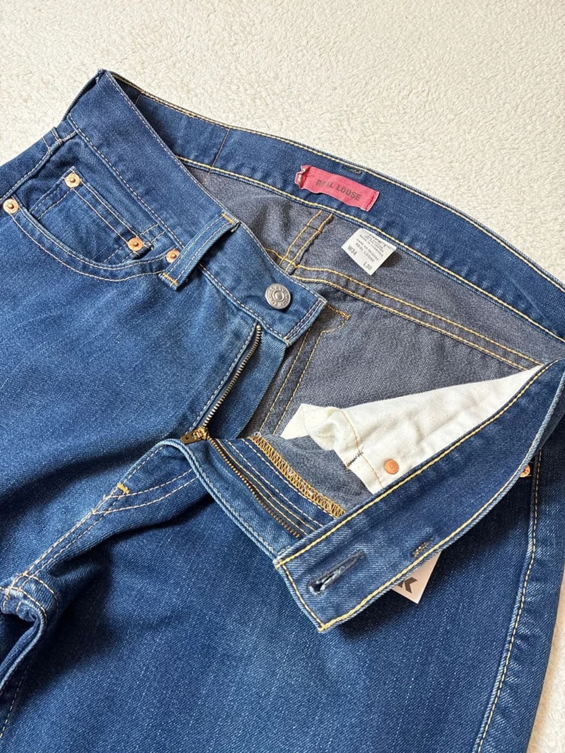 리바이스 00's 타입1 리얼 루즈 데님 팬츠 PN7404 상품이미지3