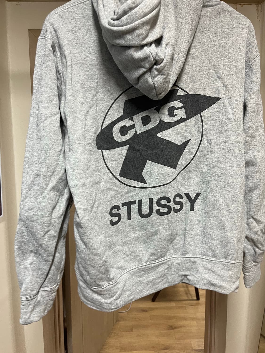 cdg x 스투시 후드티 상품이미지2