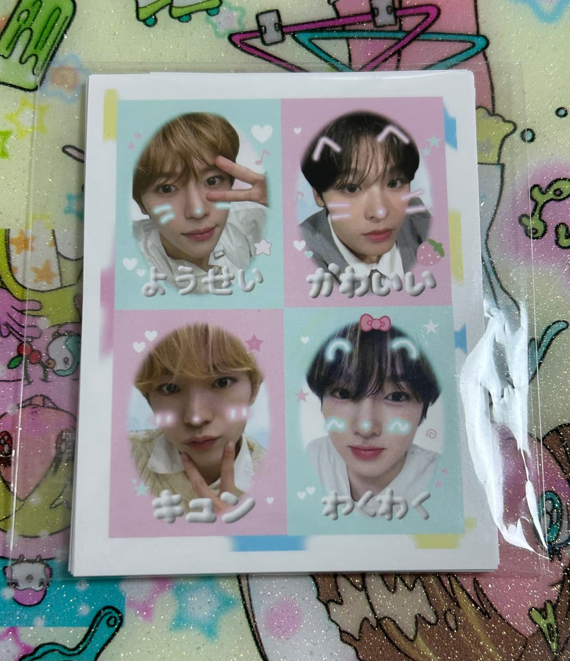 엔시티 위시 비공굿 일괄 (스티커, 증사) 상품이미지4