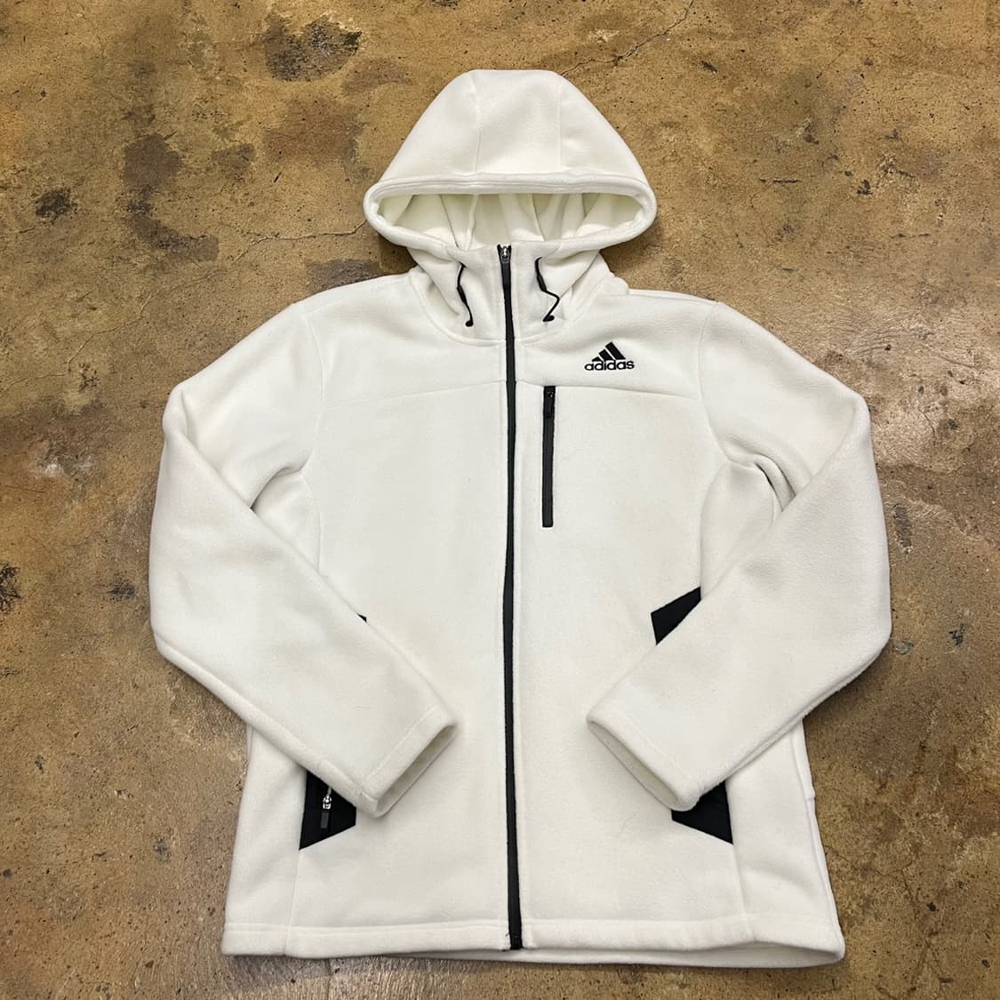 [정품/L] 아디다스 소프트쉘 후디드 플리스 자켓 b17 상품이미지2