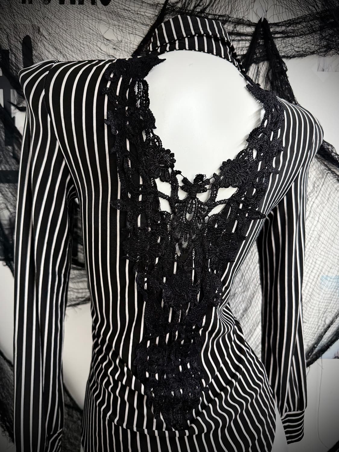 Lace detailed shirring shirts 상품이미지4