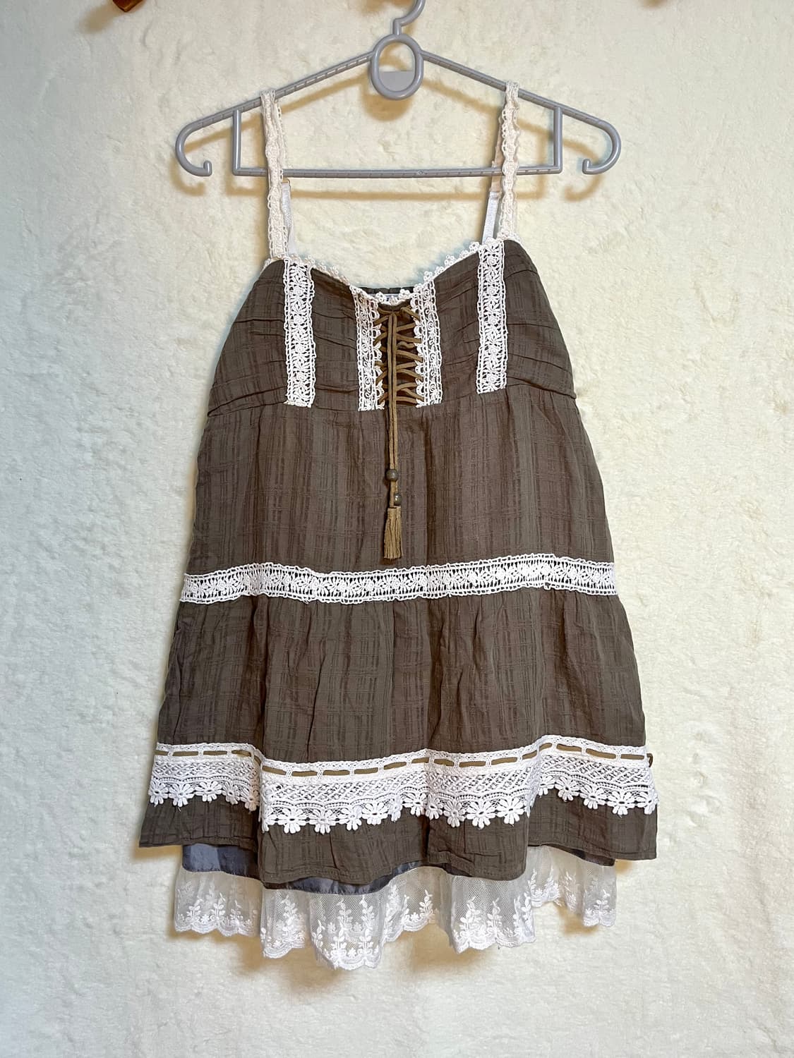 빈티지 모리걸 크로쉐 레이스 원피스 상품이미지1