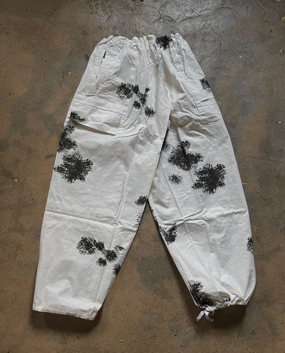 80s 서독군 오리지널 스노우 카모 세트 상품이미지5