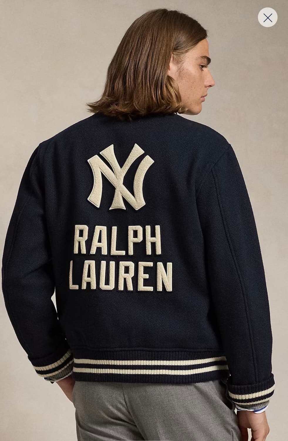 폴로 랄프로렌 양키스 울 바시티 자켓 XL 상품이미지1