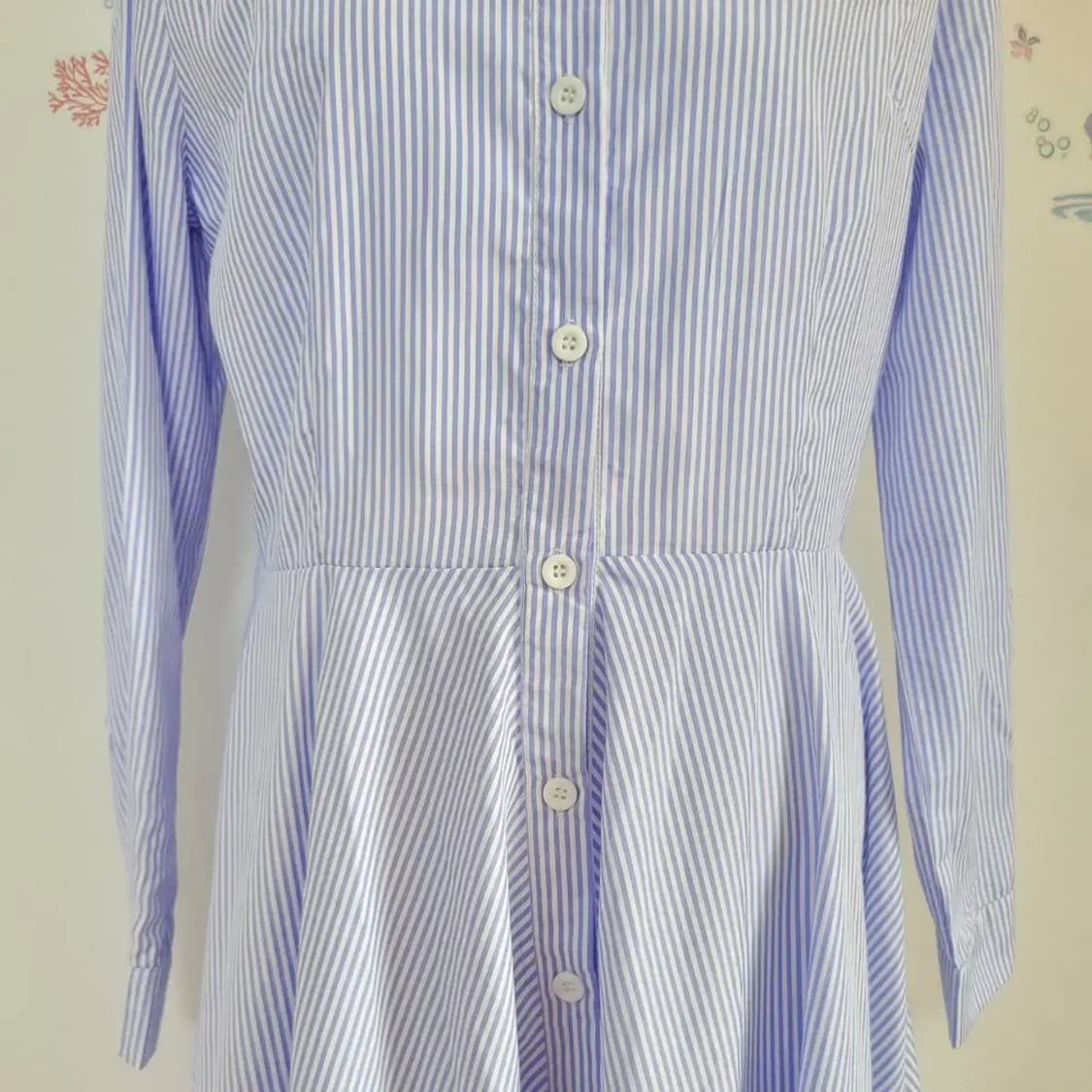 스트라이프 셔츠 롱원피스  상품이미지7
