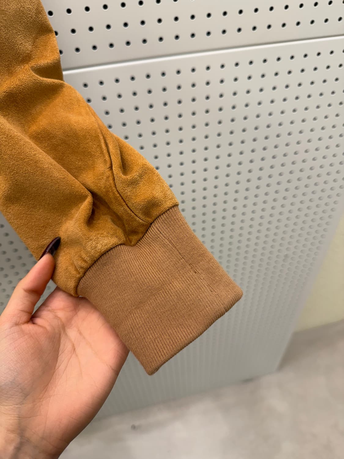 미스치프 스웨이드 봄버 자켓 U1710 상품이미지4