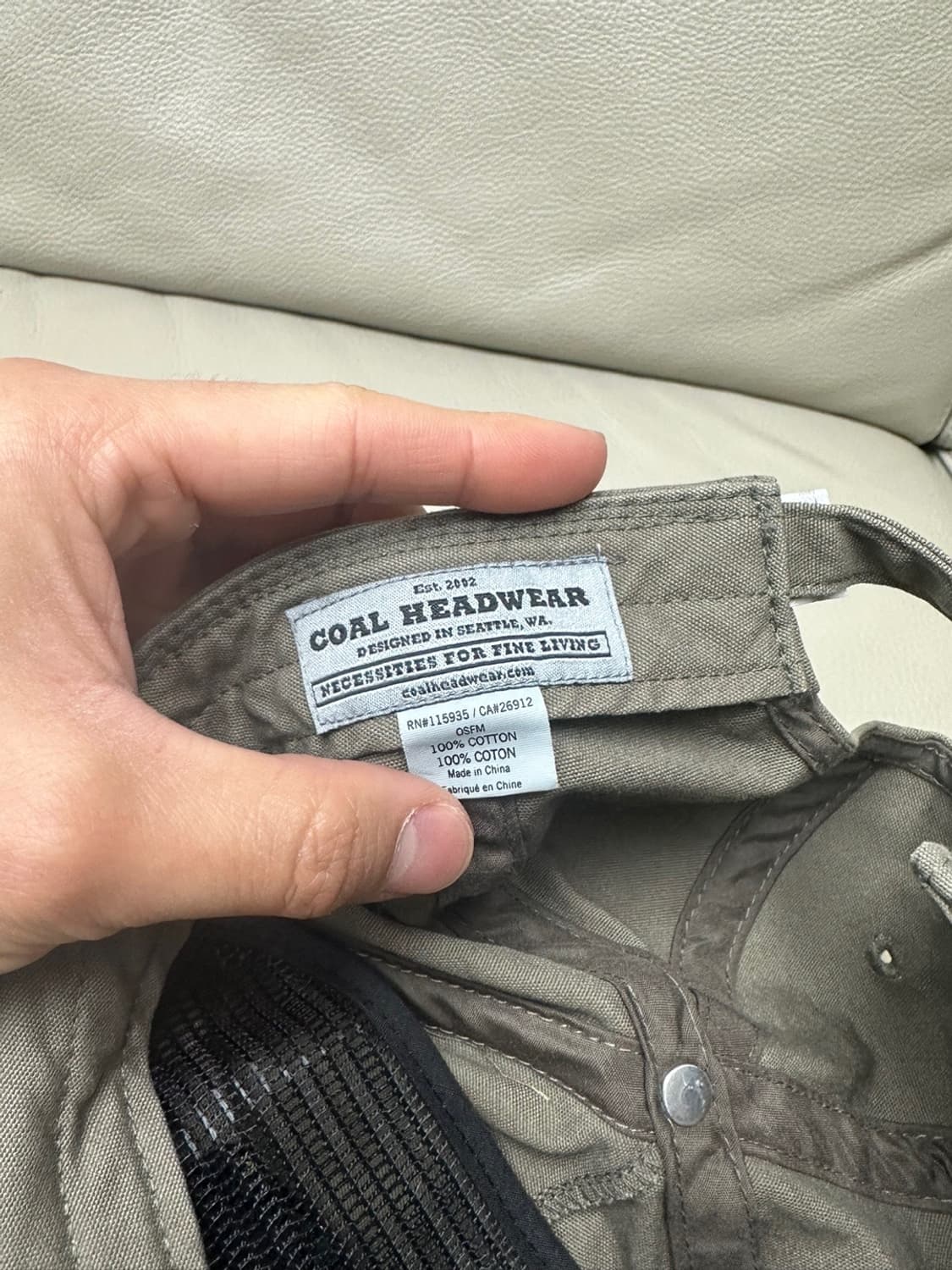 Coal 물고기 자수 모자 상품이미지6