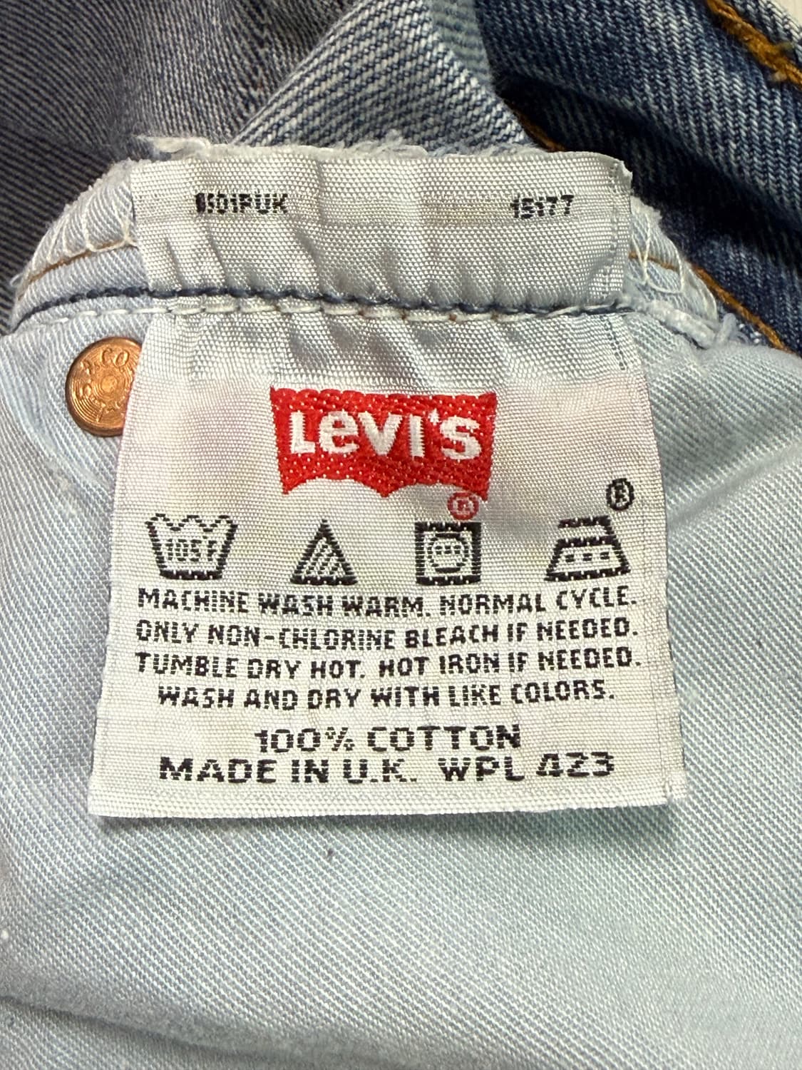 90s 리바이스 501 청바지 36x32 상품이미지6