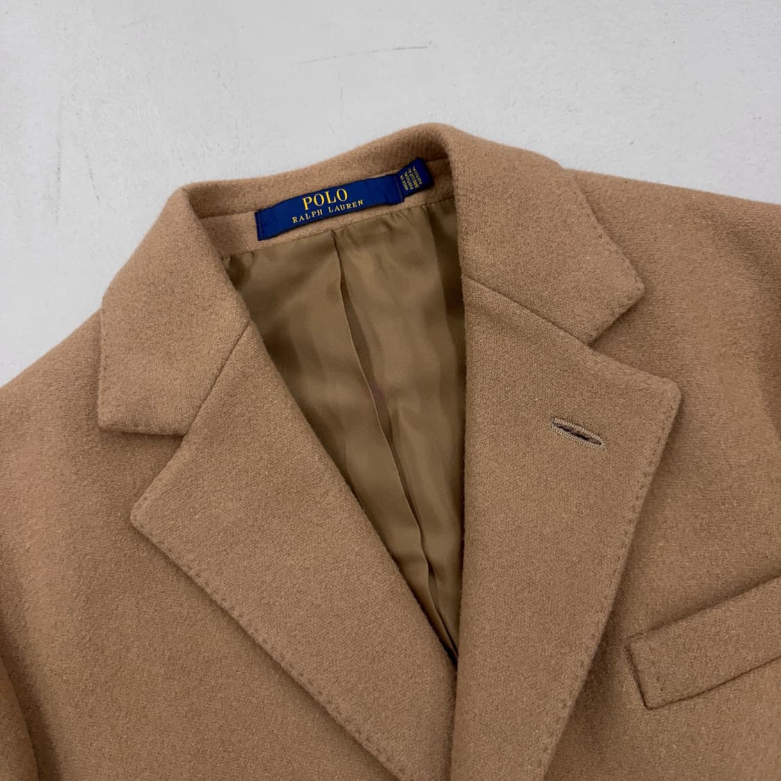 폴로 신형 싱글 브레스티드 코트 베이지 상품이미지4