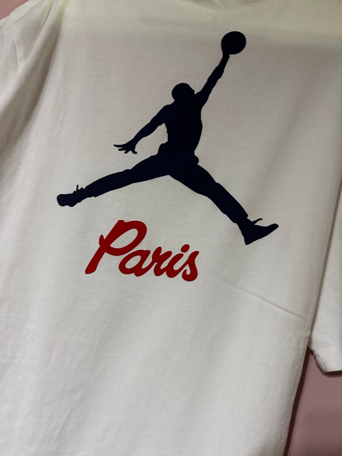 조던 파리 생제르망 반팔 티셔츠 화이트 라지사이즈 반팔 상품이미지4