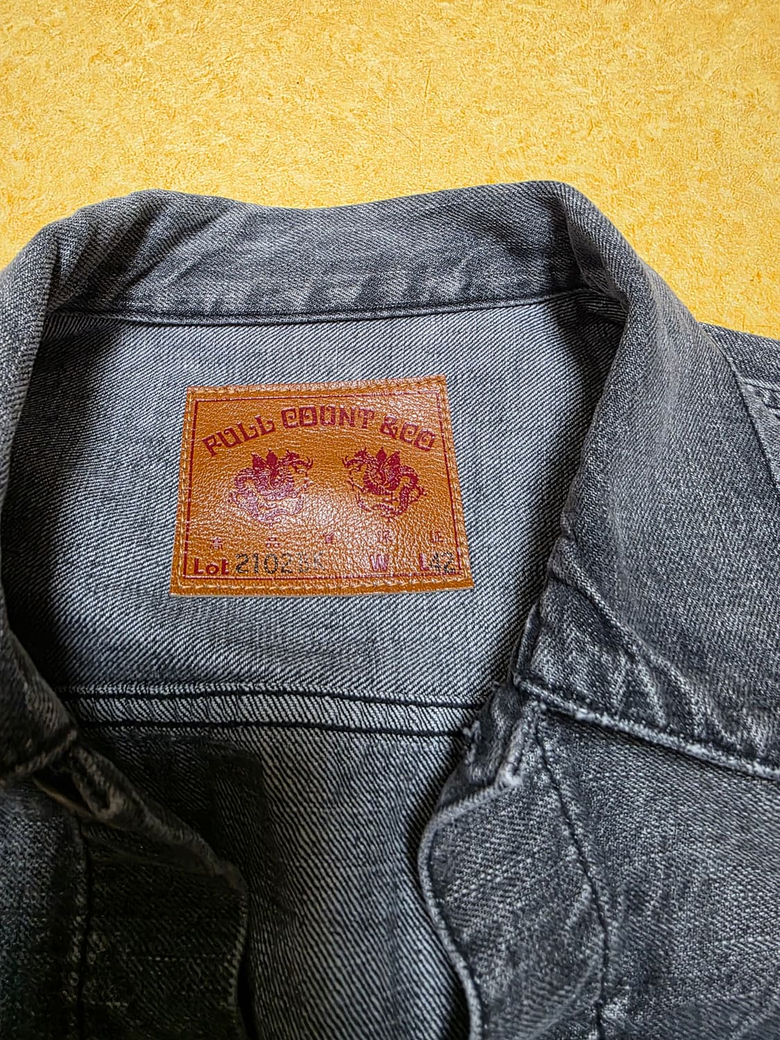 풀카운트 2102BKHW 2세대 다트포드 블랙 데님자켓 42사이즈 새제품 상품이미지2