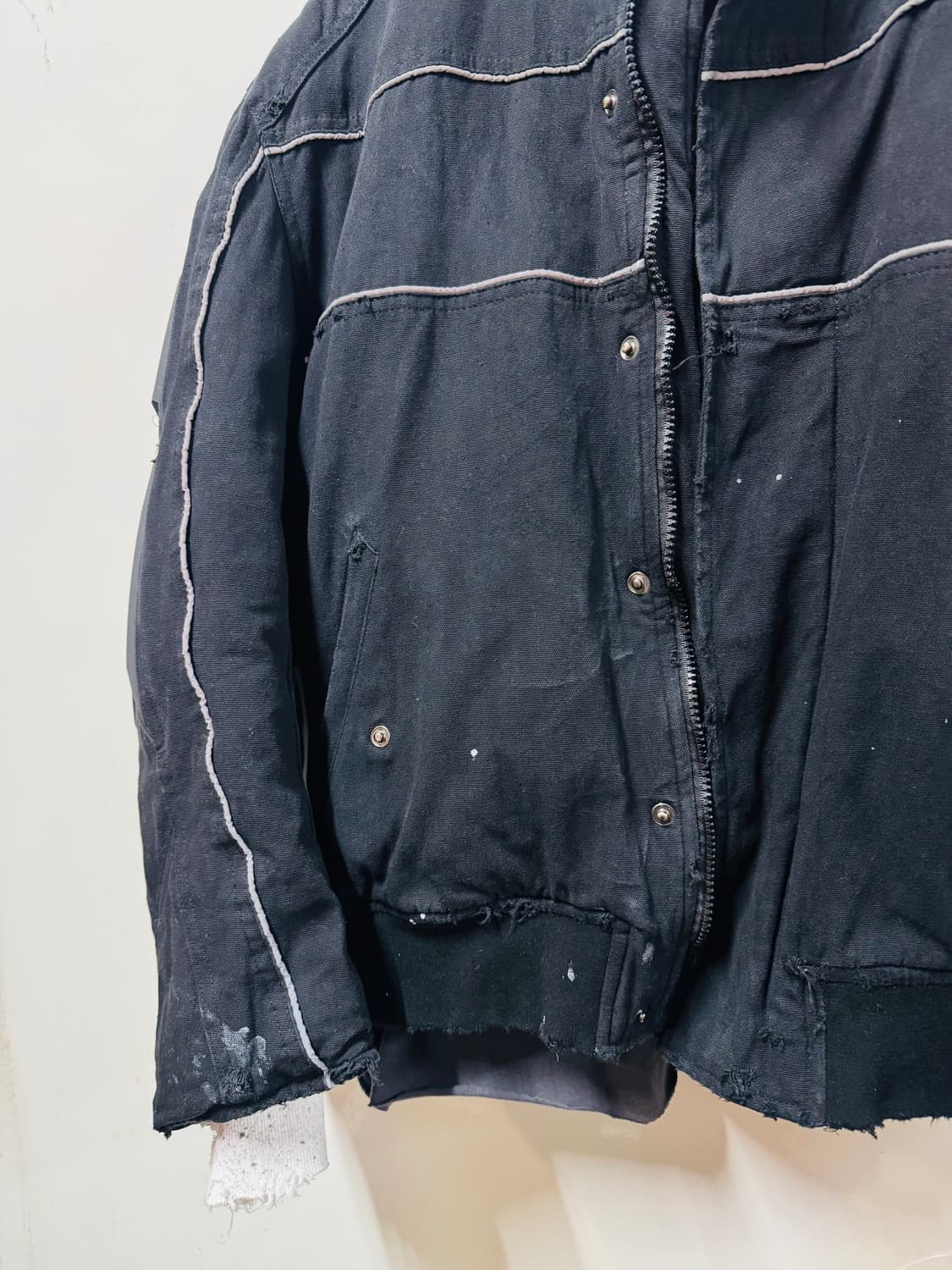 빈티지 바이커 패디드 점퍼 상품이미지3