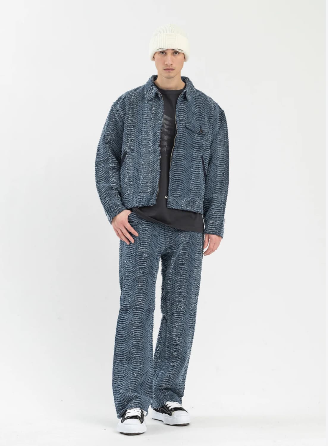 카미야 wave denim jacket 상품이미지7