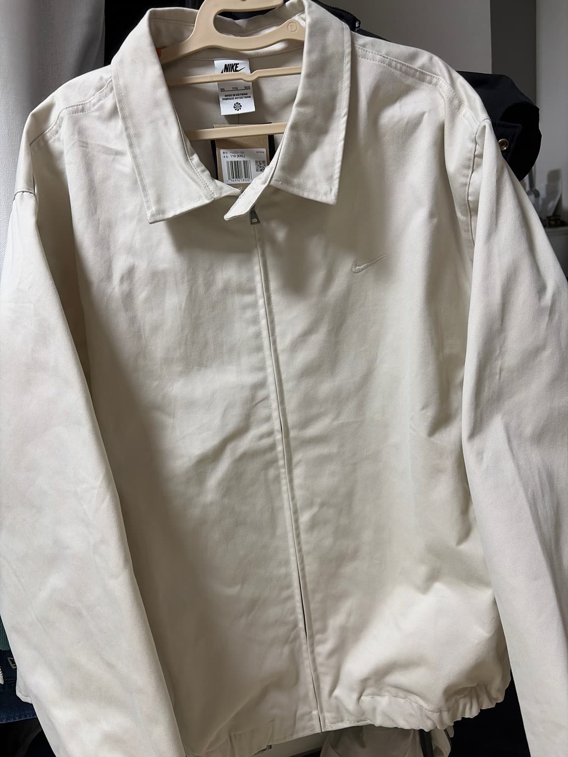 나이키 해링턴 자켓 XXL 베이지색 상품이미지1