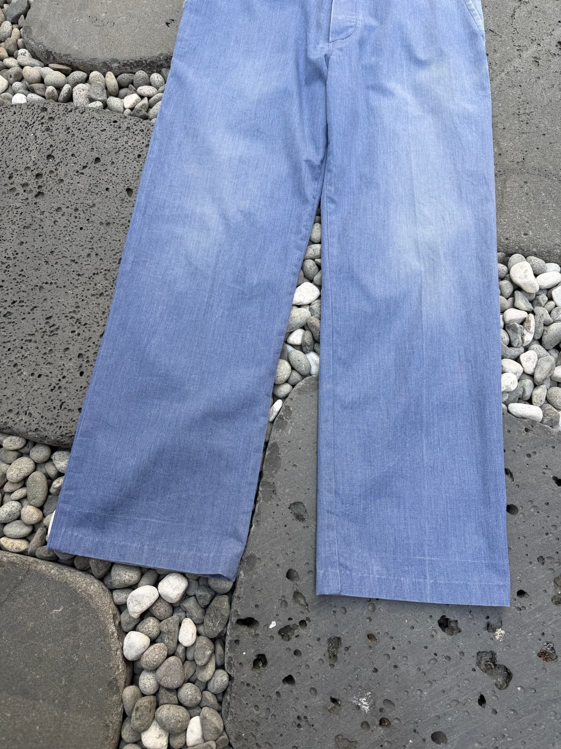 60s FRENCH KIDUR FADED CHAMBRAY 프렌치워크팬츠 상품이미지6