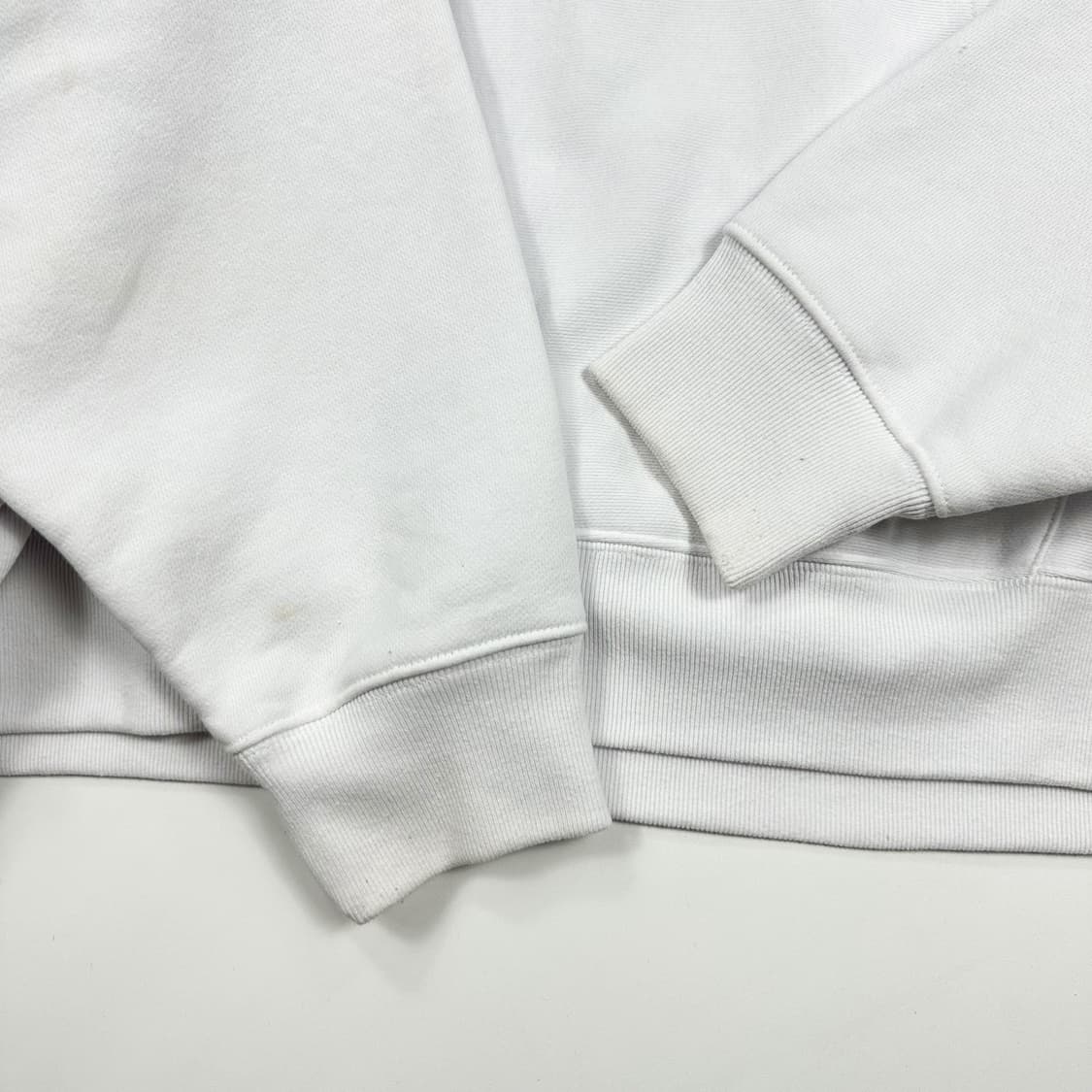 챔피온 리버스위브 백로고 화이트 후드티 (3XL) 상품이미지6