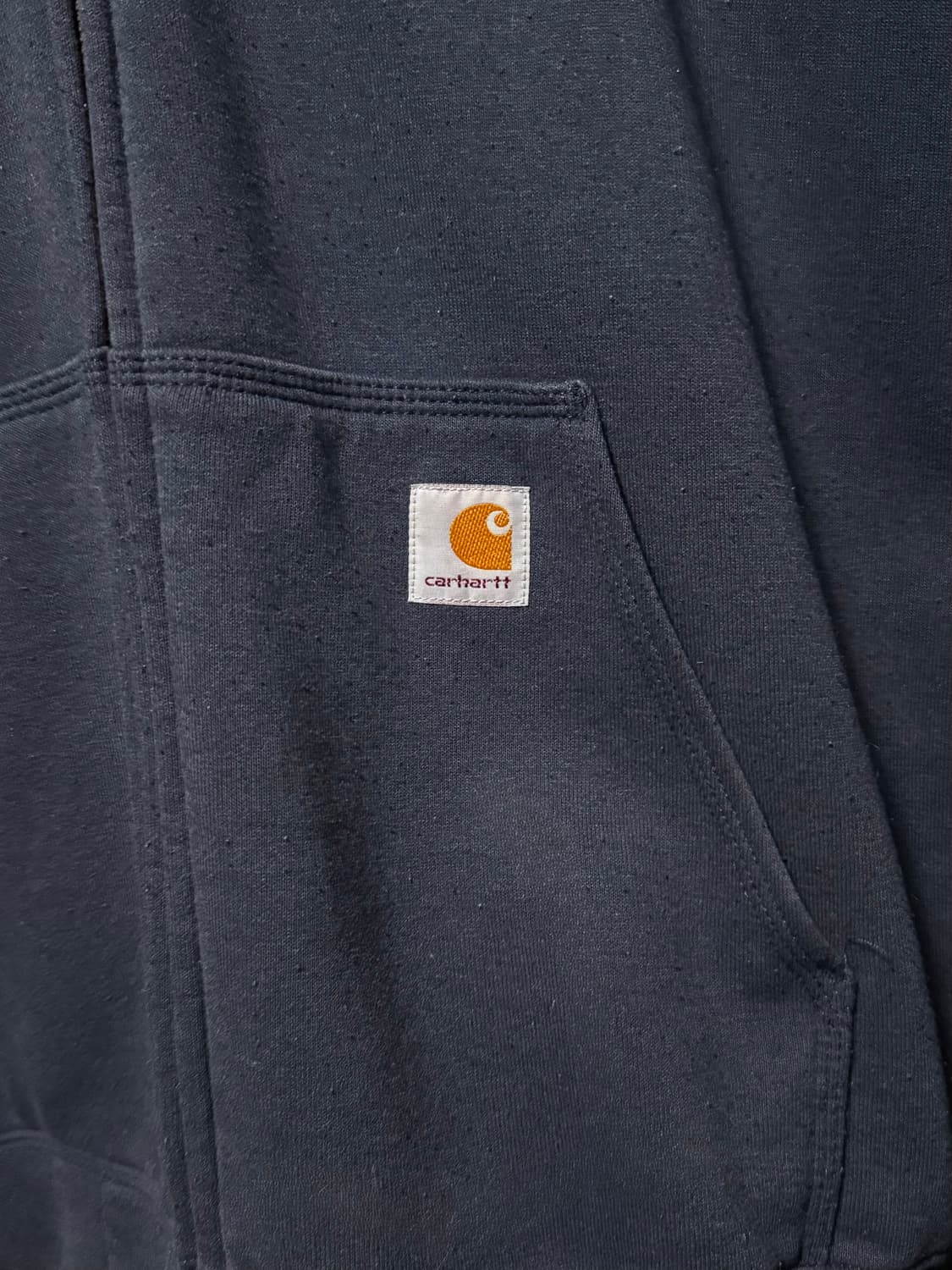 칼하트 후드 후디 스웻 집업 남색 네이비 L 100 오버핏 기모 워크 상품이미지5