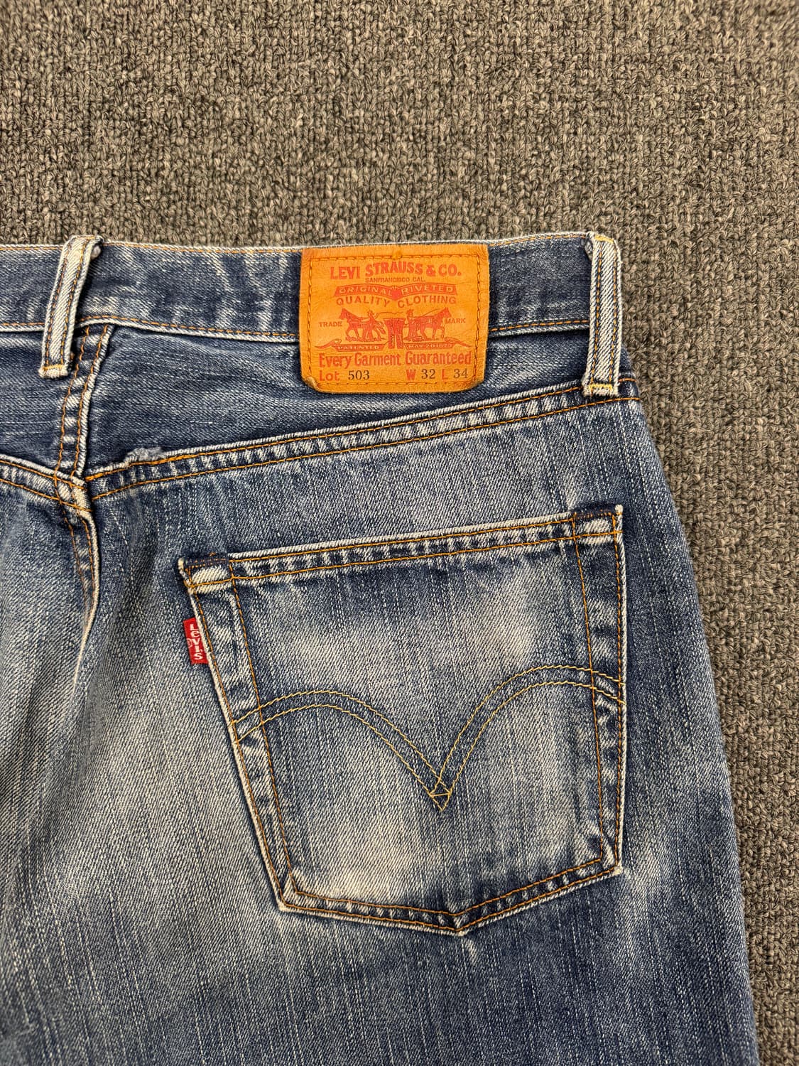 32)리바이스 빈티지 503 워싱 데님팬츠 상품이미지9