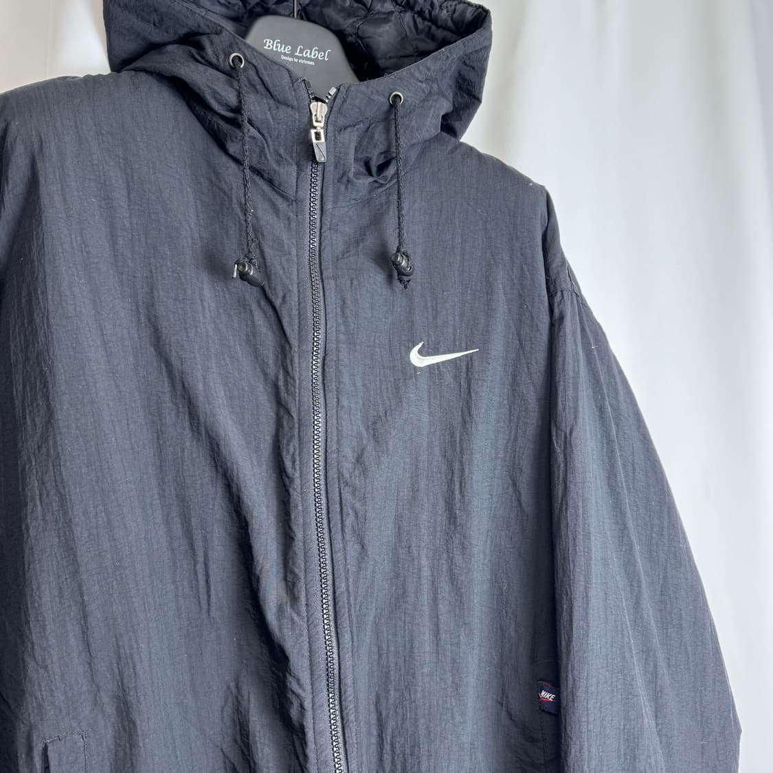 나이키 90s 올드스쿨 빈티지 솔로 빅 스우시로고 누빔 범버 점퍼 자켓 상품이미지2