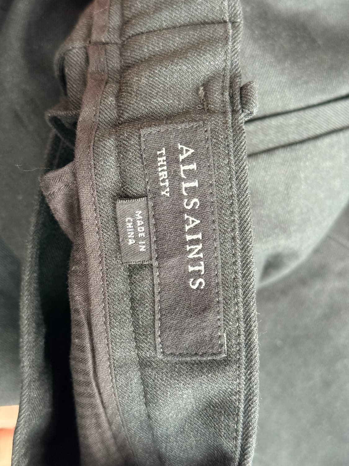 ALLSAINTS 슬랙스 울 컬러 상품이미지3