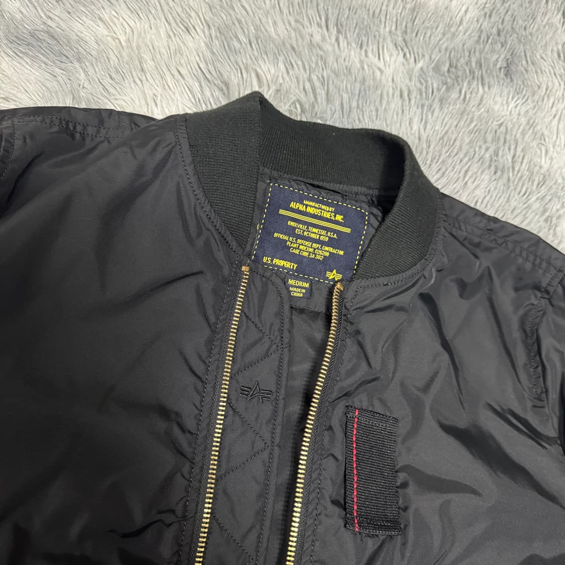 알파인더스트리 ma-1  항공자켓 M사이즈 상품이미지4