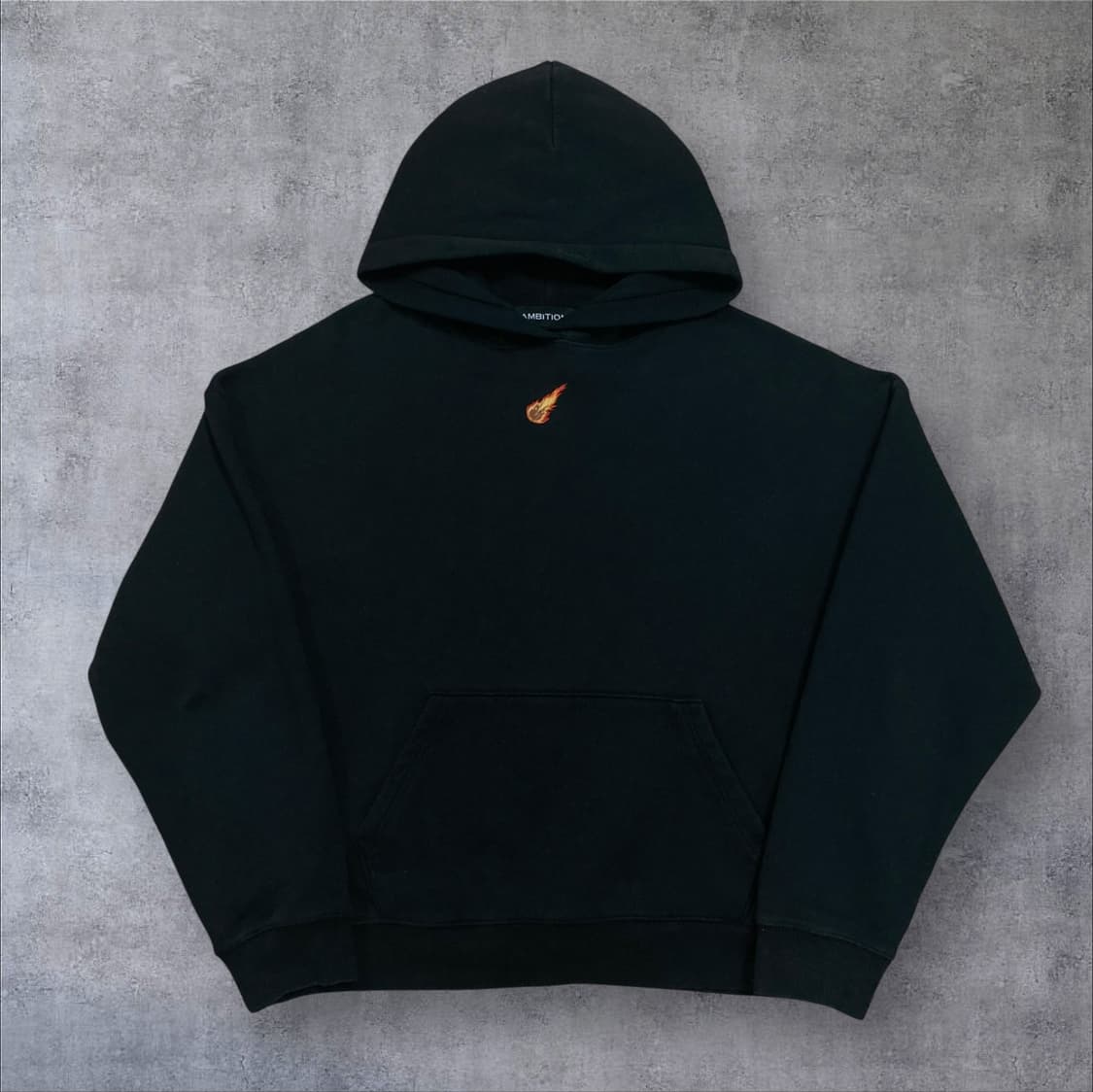 앰비션 뮤직 창모 메테오 블랙 후드티 상품이미지2