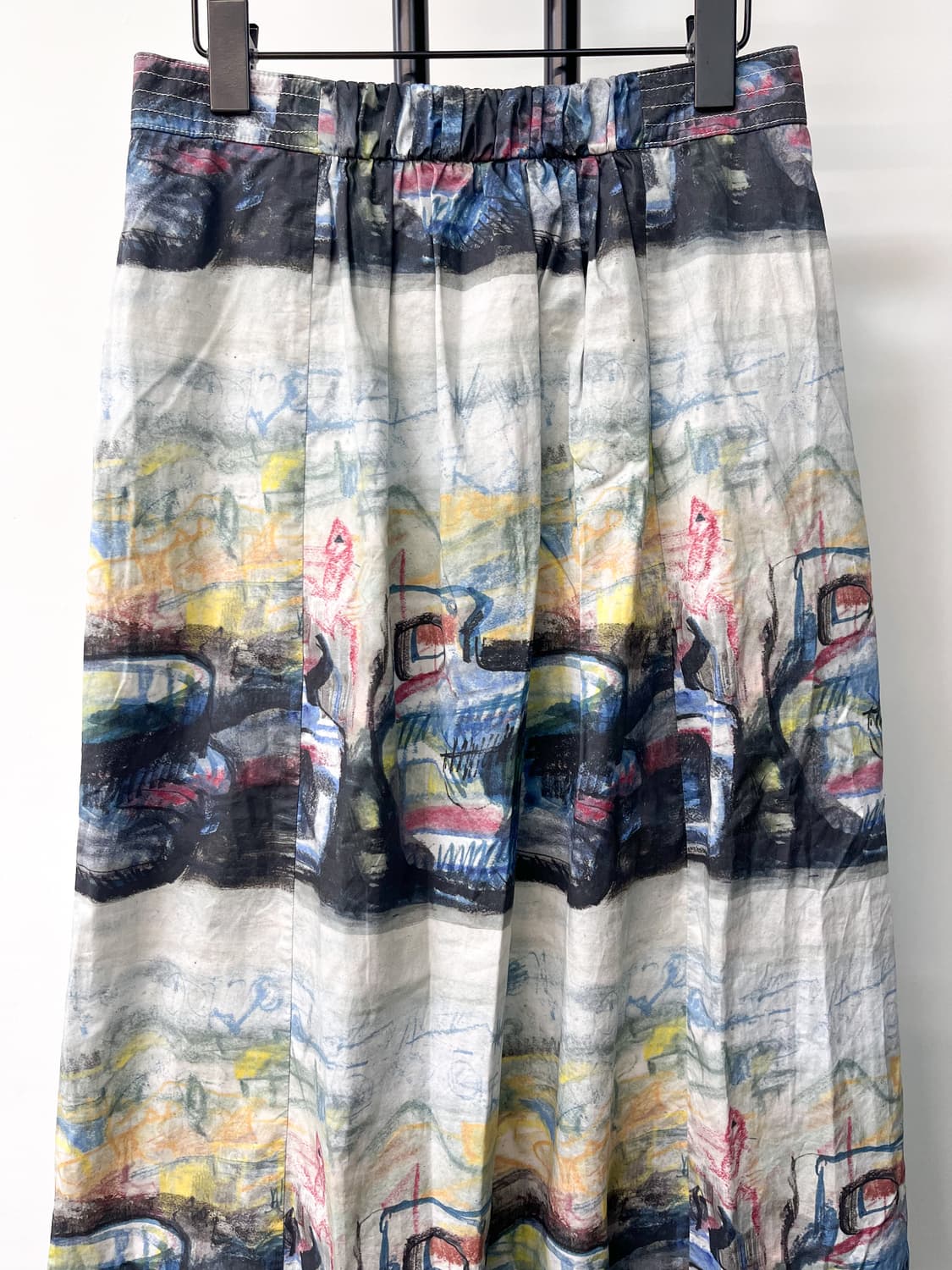 버버리 올 오버 프린트 포플린 스커트 상품이미지3