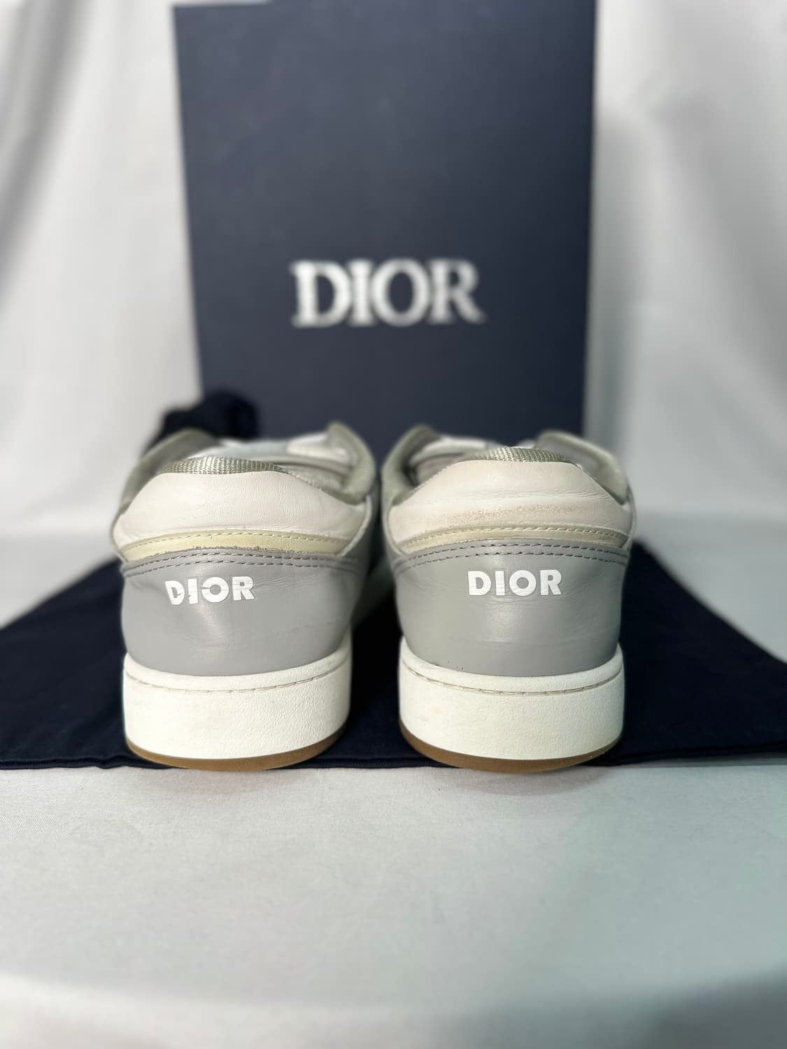 [정품] 디올 B27 스니커즈 그레이 42사이즈 상품이미지4