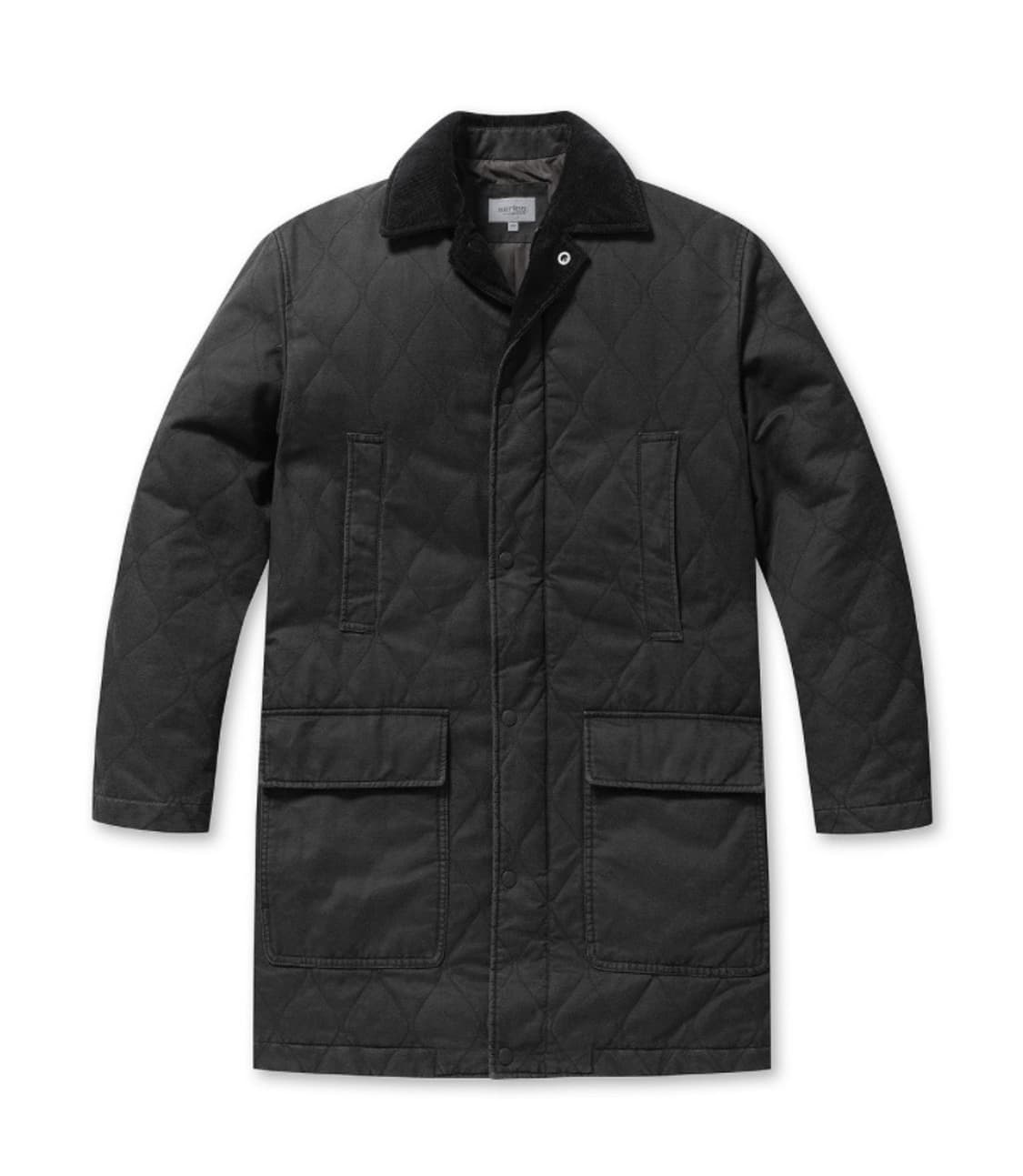 시리즈 피그먼트 코팅 퀼팅 코트 상품이미지1