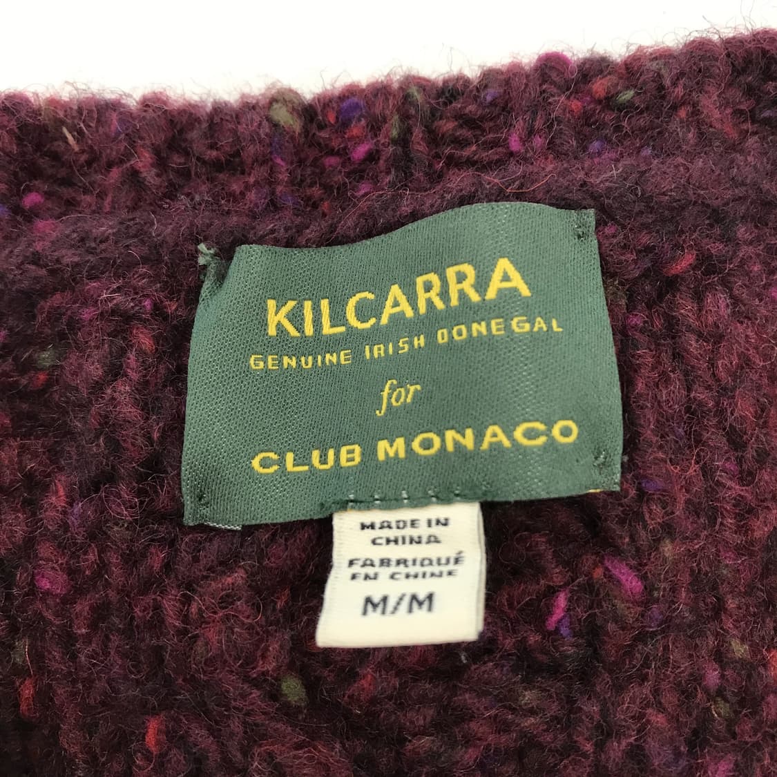 클럽모나코 x KILCARRA 트위스트 울 니트 [M] 상품이미지4