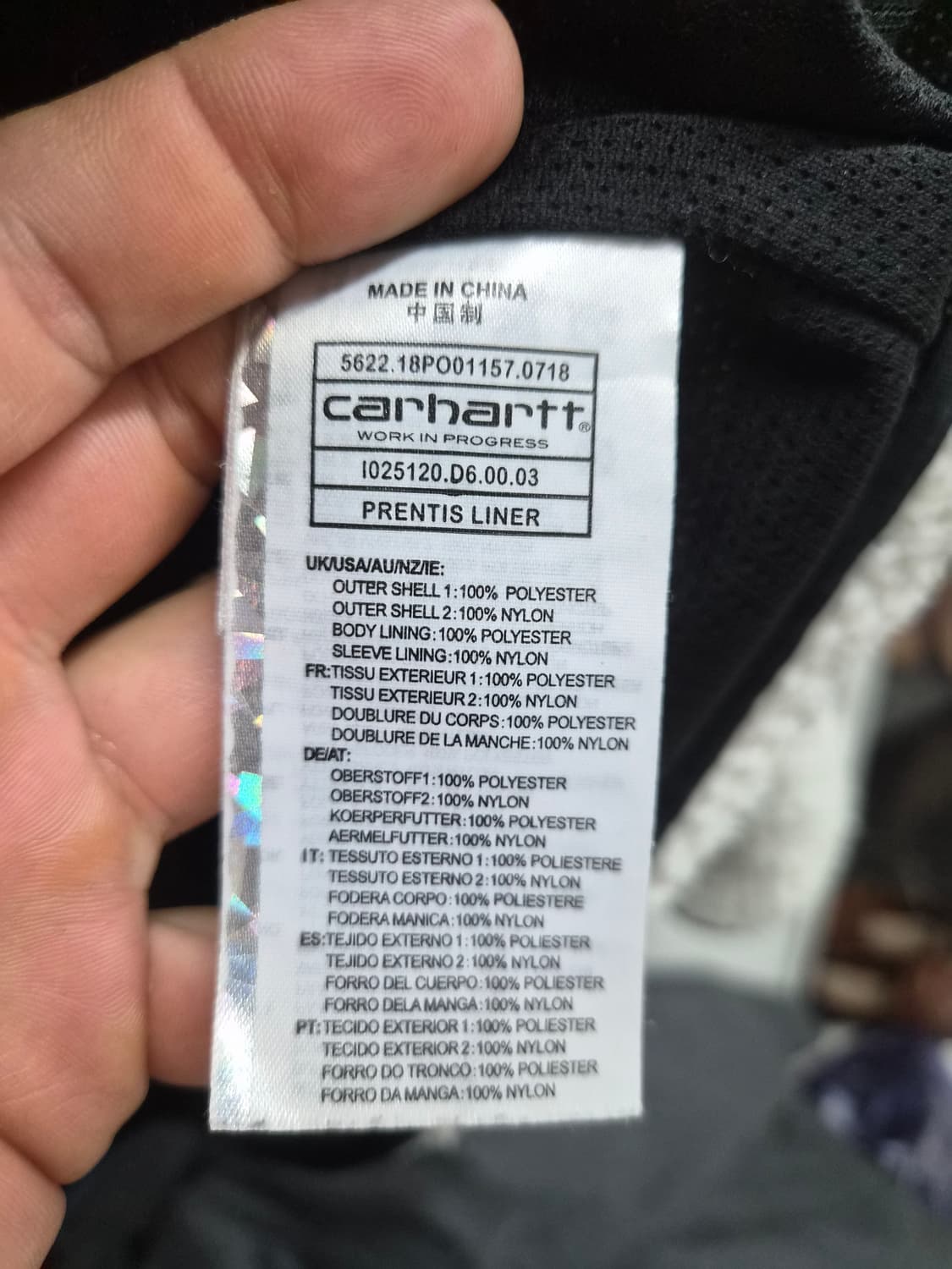 L) 칼하트 WIP 프렌티스 라이너 플리스 점퍼 팝니다 상품이미지5