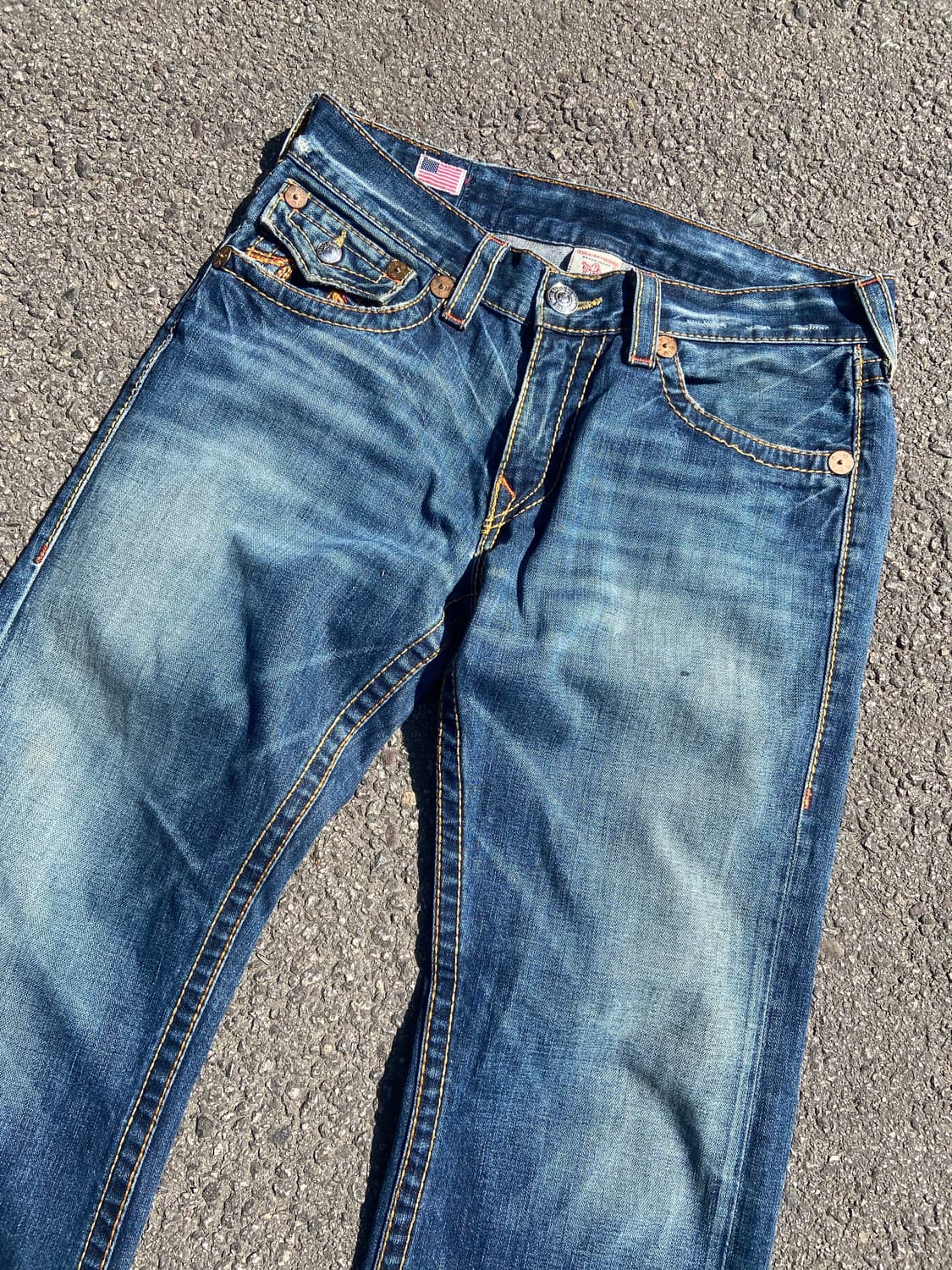 True Religion Rainbow Billy Flaired Jean 상품이미지5