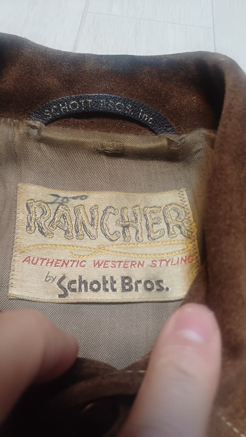 70s쇼트 스웨이드셔츠자켓 schott XL 웨스턴워크웨어클래식아메카지 상품이미지3