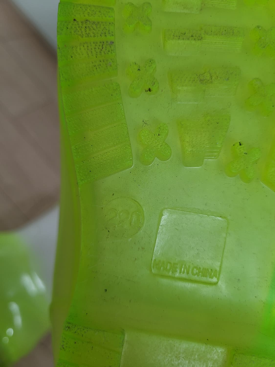 슈펜 Shoopen 아동 레인부츠(장화) 220 형광그린 상품이미지9