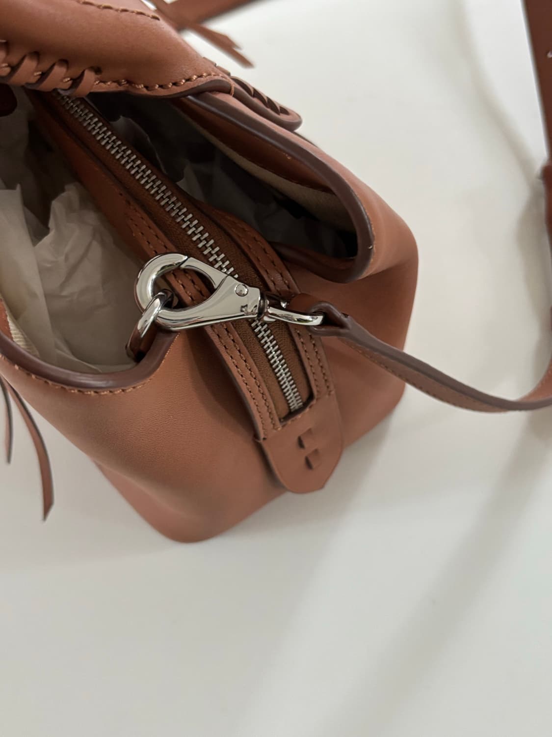 Polo 폴로 랄프로렌 우먼  탠 컬러  2way 백 상품이미지6