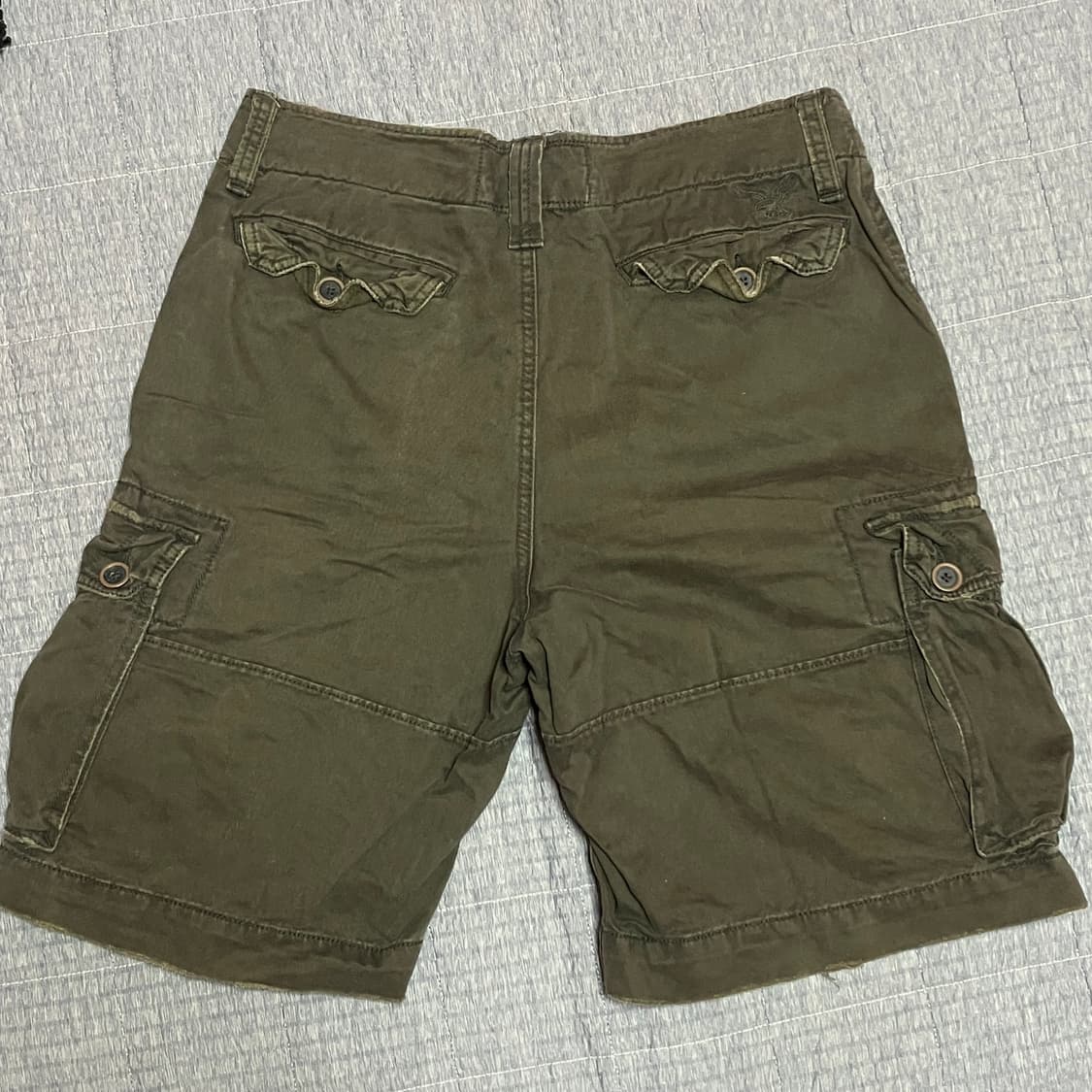 버테클 아메리칸 이글 카고 버뮤다 팬츠 반바지 카고팬츠 카키 상품이미지2