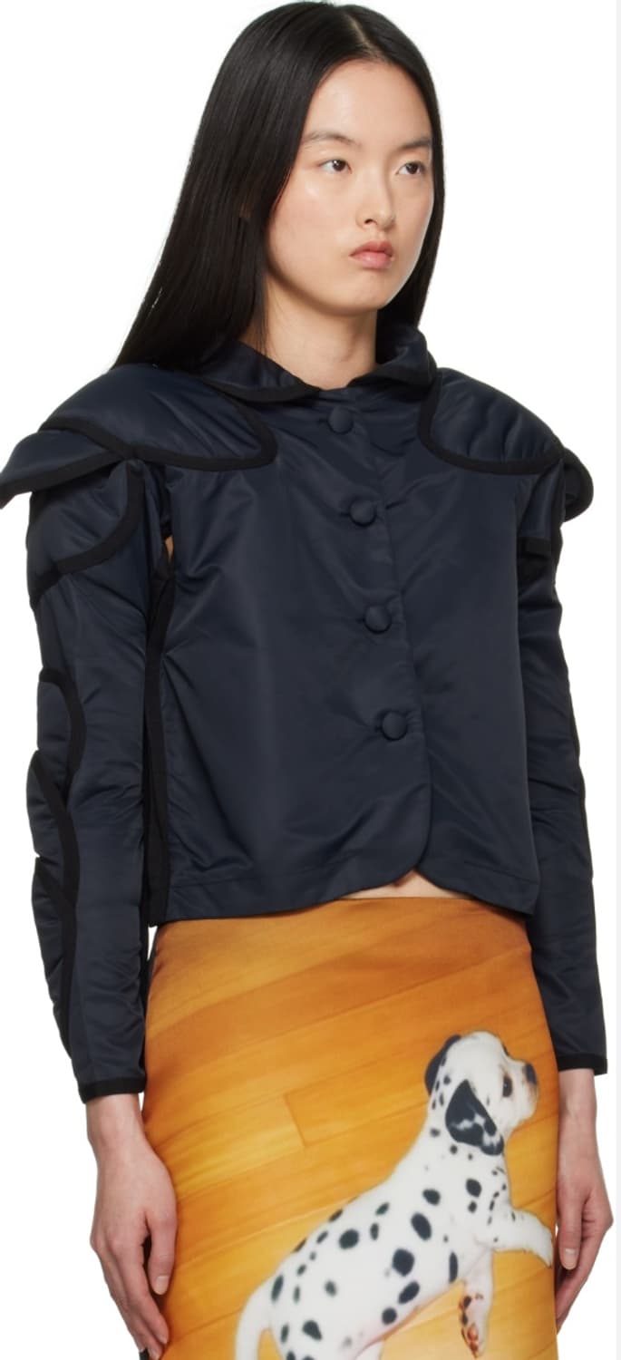 Ashley williams 블랙 블레이저 패딩 자켓 상품이미지1