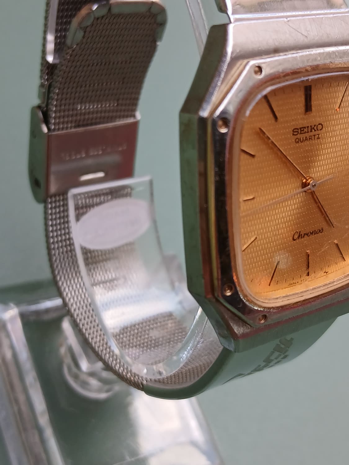 80,s빈티지 세이코 크로노스 옥타곤 쿼츠시계 상품이미지3