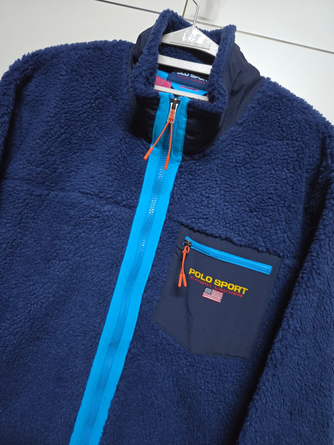폴로 랄프로렌 스포츠 신형 큐알택 정품인증 플리스 집업 상품이미지1