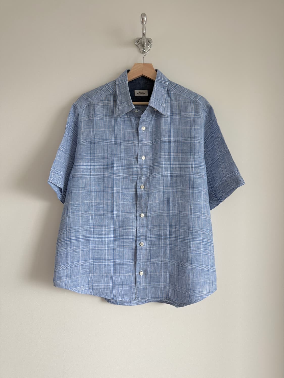 브리오니(Brioni) 린넨 반팔 셔츠(ITALY) 상품이미지1