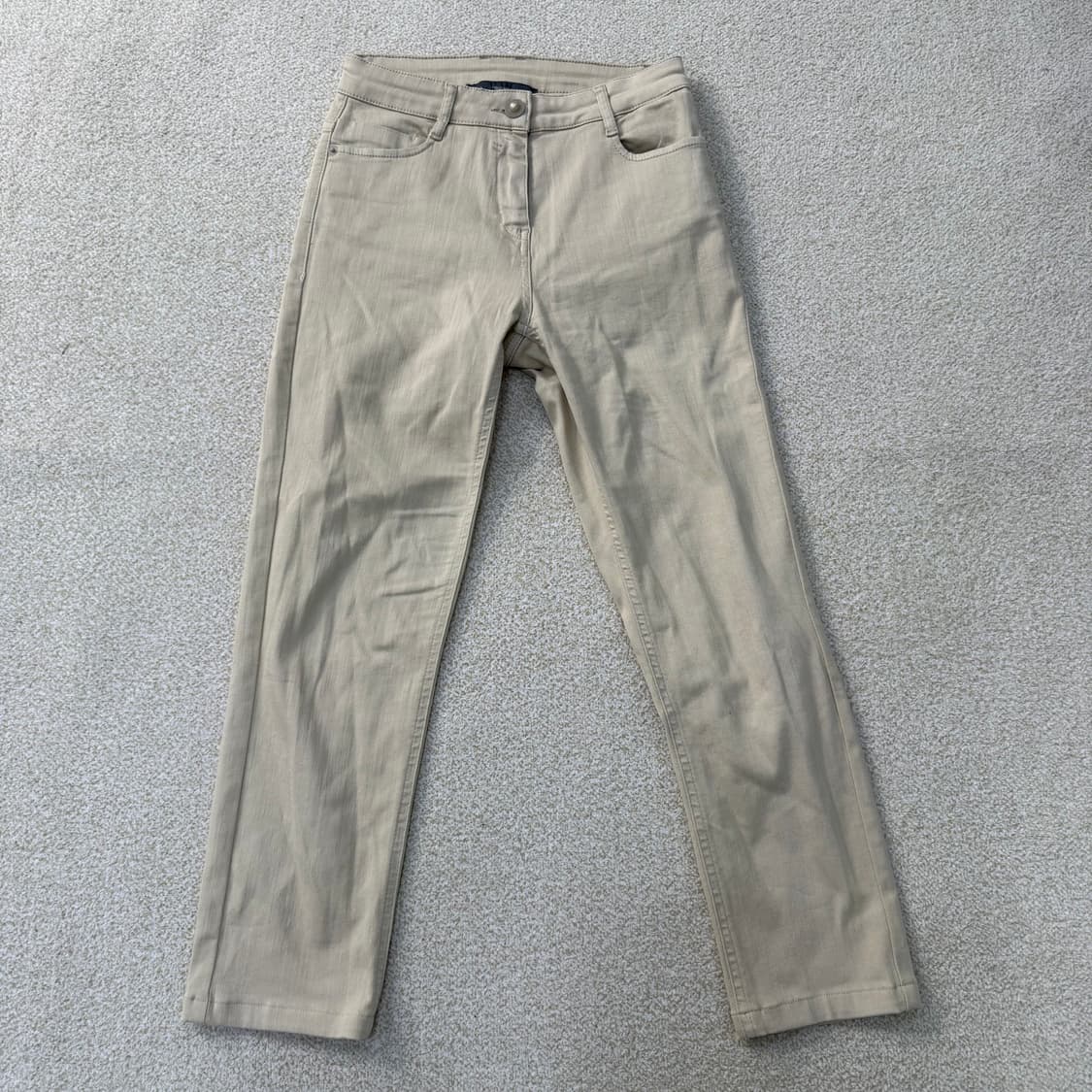 [S] 베라왕 VERAWANG 여성 베이지 코튼팬츠 1231T1 상품이미지1