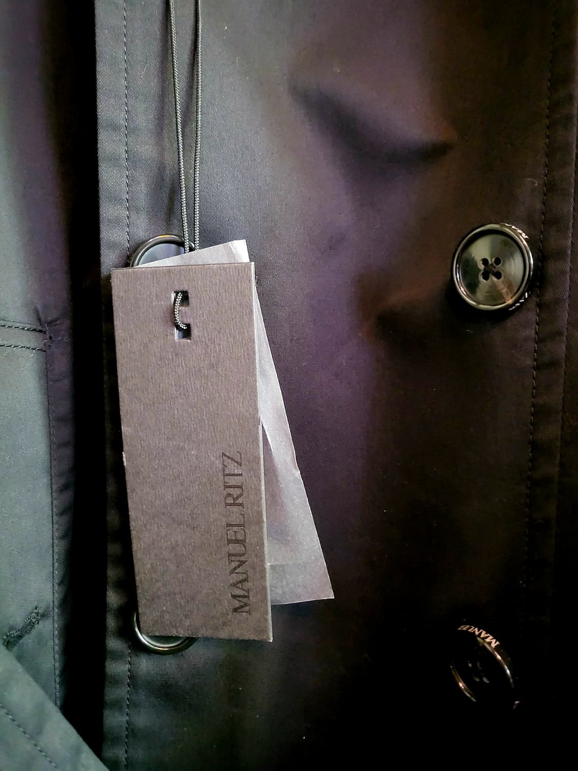 [미사용 택달린 새상품] 이태리 마뉴엘리츠 남자 트랜치코트 상품이미지5