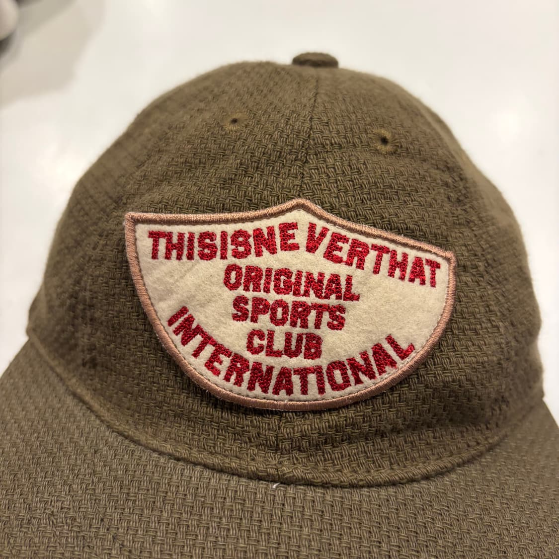 디스이즈네버댓 Original 볼캡 브라운 상품이미지2