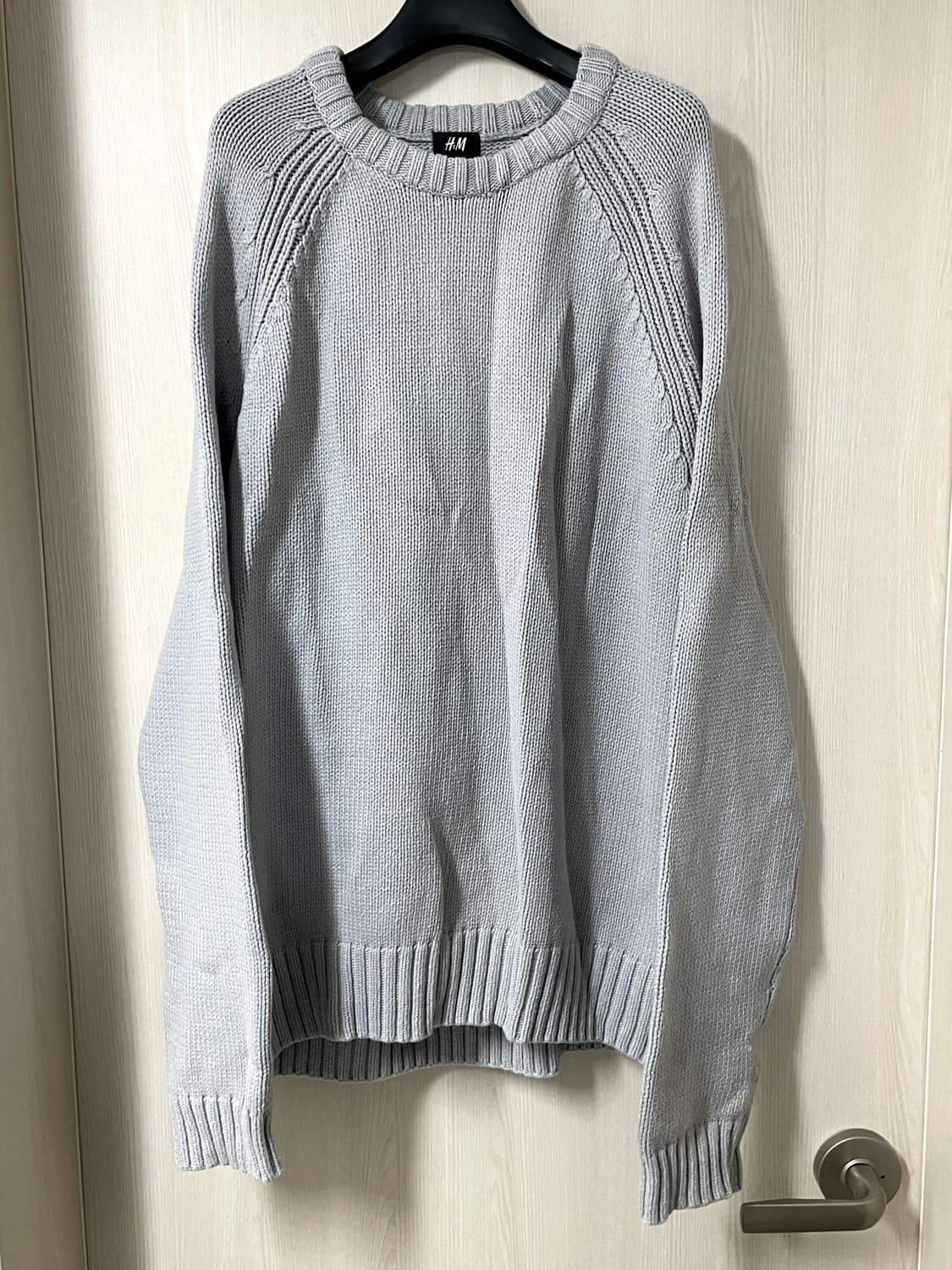 H&M/ 케이블 니트 슬리브/ XL 상품이미지1