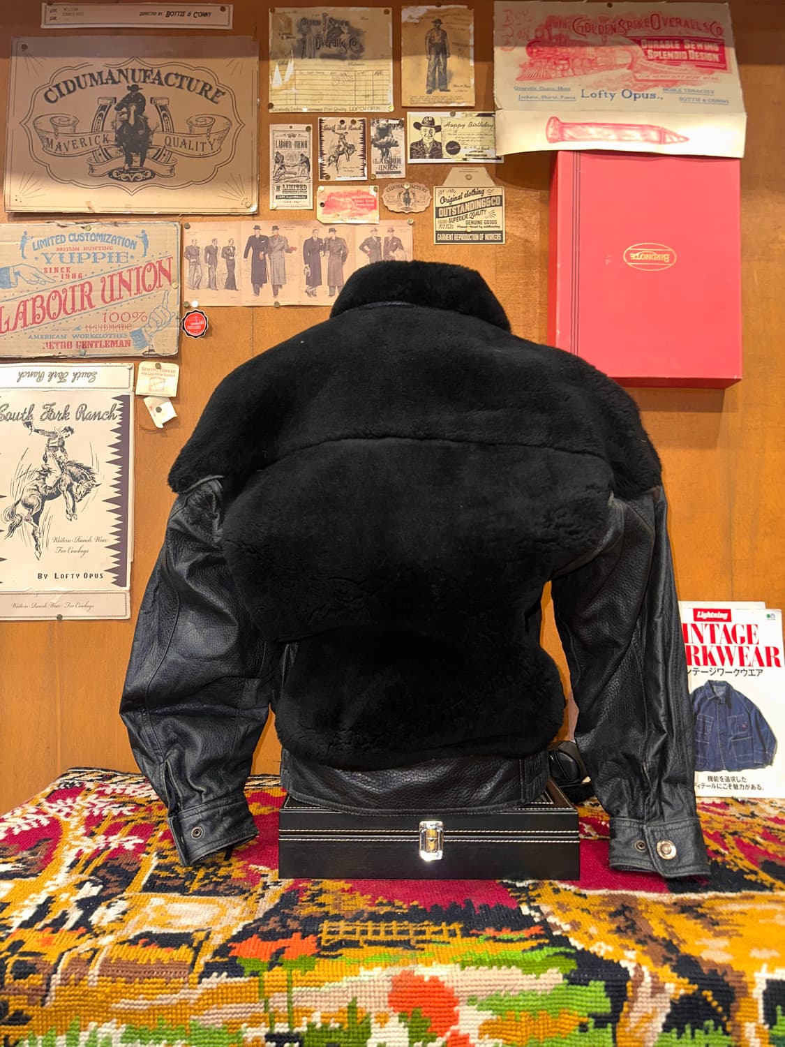 ( XL ) 가죽자켓 그리즐리 래더자켓 워크웨어 아메카지 빈티지가죽 상품이미지4