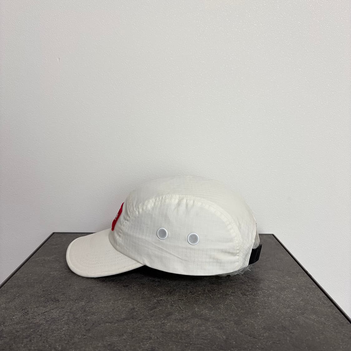 (OS) 슈프림 박스로고 캠프캡 모자 벤틸 벤타일 화이트 상품이미지2