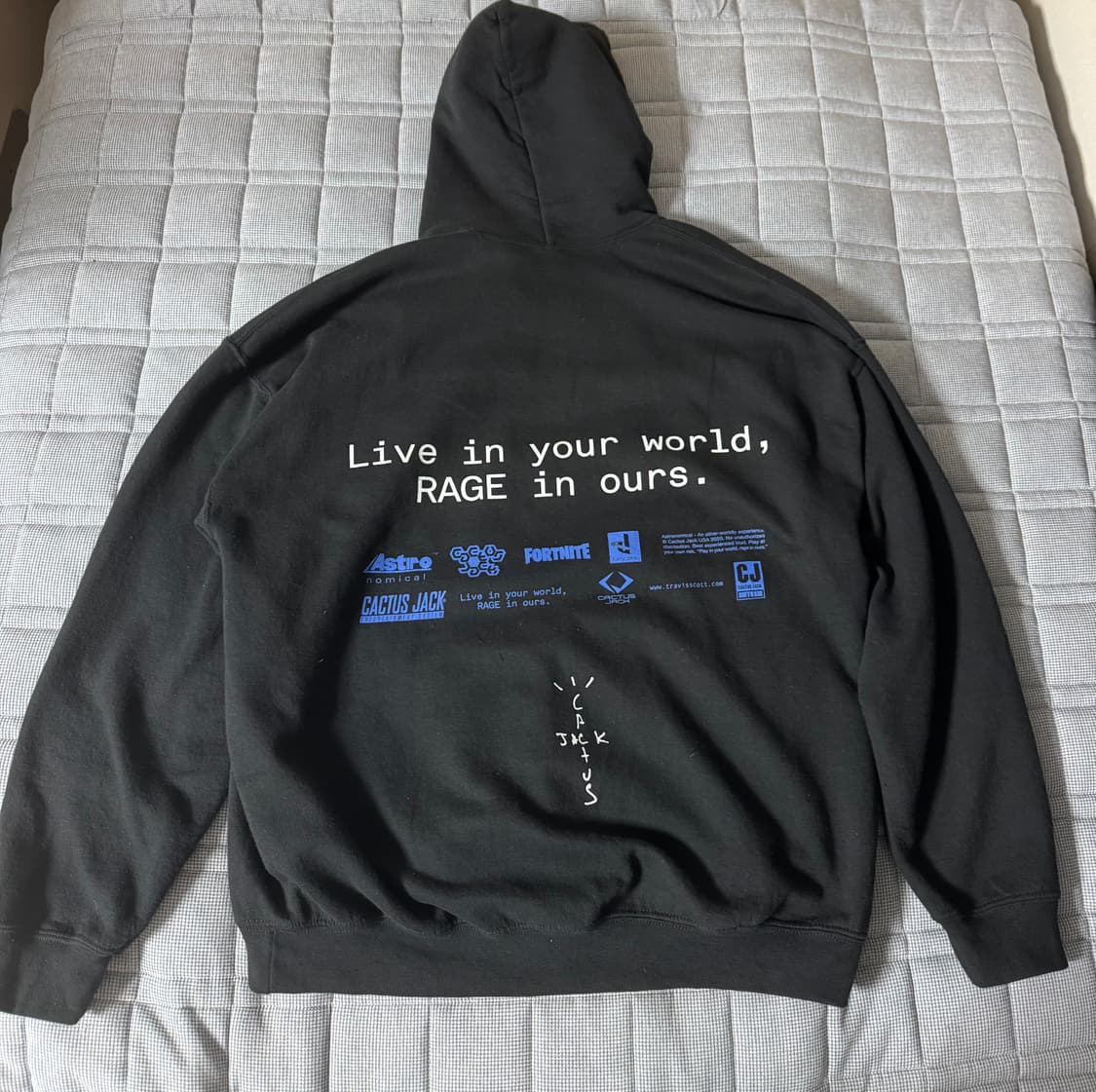 트레비스 스캇 머천다이즈 월드 후드티 L 상품이미지2